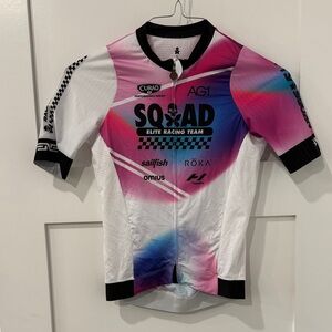 Betty Designs Squad Women's Elite Racing Team Cycling Jersey - Small